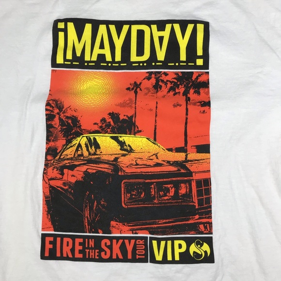 Mayday fire in the sky tour shirt size XL - Picture 3 of 3